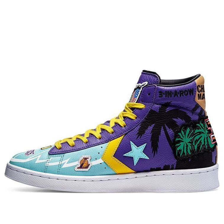Converse Chinatown Market x Pro Leather High 'Lakers Championship Jacket' 171240C