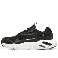 Skechers D'Lites 'Black White' 237430-BKW