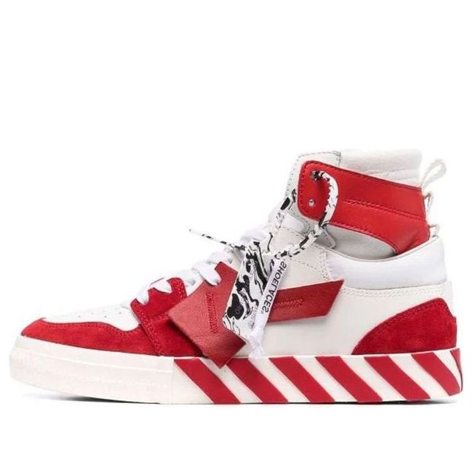 Off-White Vulcanized High-Top 'Red White' OMIA225F21LEA0010125