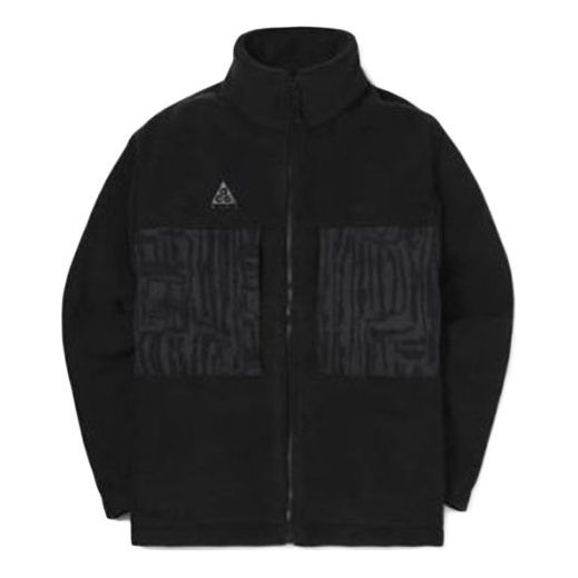 Men's Nike ACG Fleece Zipper Jacket Black BQ7198-010