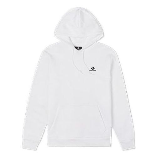 Converse Embroidered Star Chevron Pullover Hoodie 'White' 10019923-A26