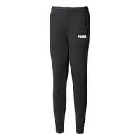 PUMA Essentials Logo Pants 'Black' 855231-01