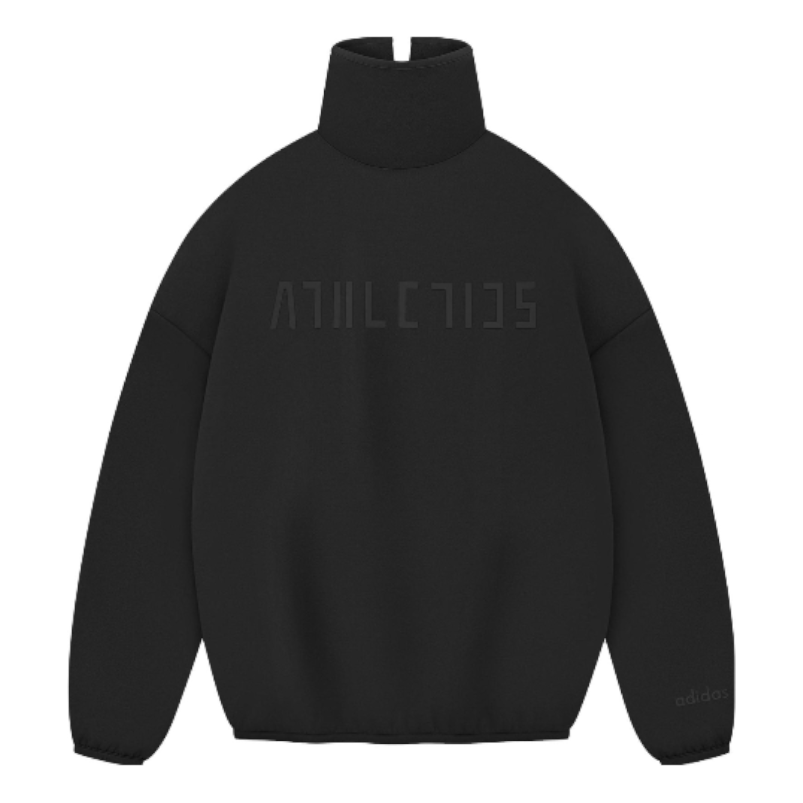 adidas x Fear of God Athletics Suede Fleece Mock Neck 'Black' IY0940