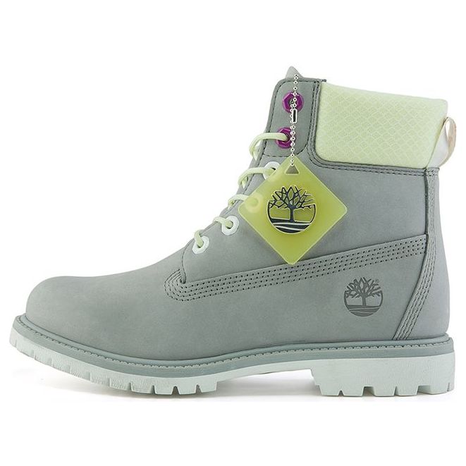 (WMNS) Timberland Premium 6 Inch Waterproof Wide Fit Boot 'Grey Nubuck' A2HWUW
