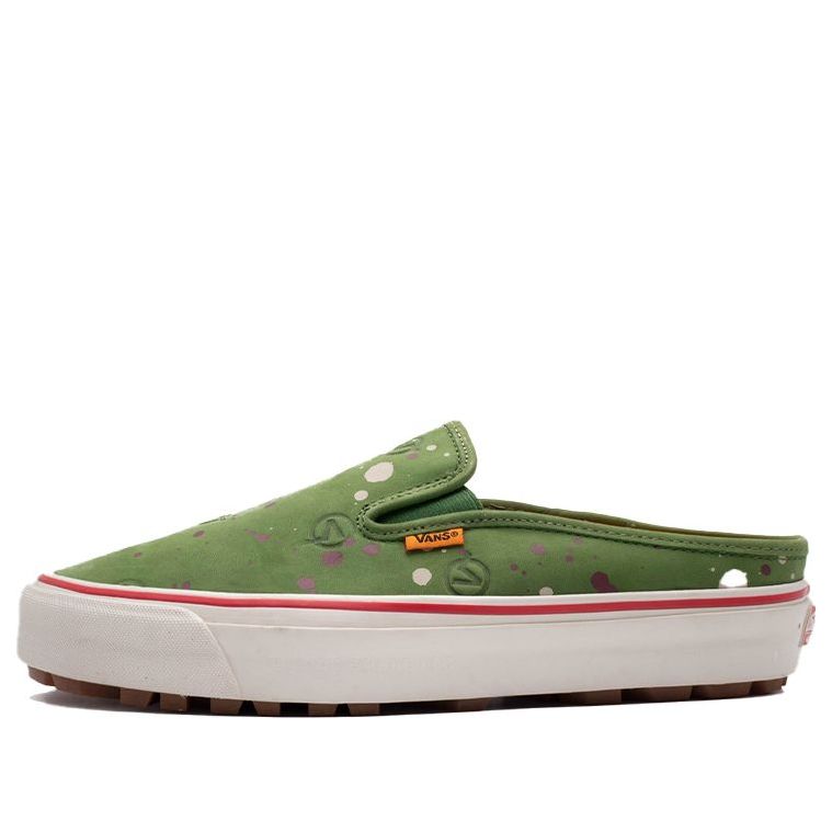 Vans LQQK Studios x OG Mule LX 'Circle V - Splatter Green' VN0A5FC22T1