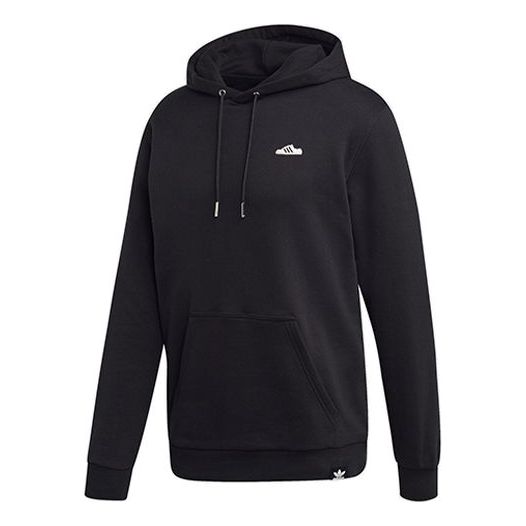 adidas originals MINI EMB HOODY hooded Long Sleeves Black FK9979
