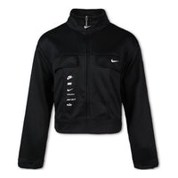 (WMNS) Nike Sportswear Swoosh Cargo Jacket 'Black' CU5679-010