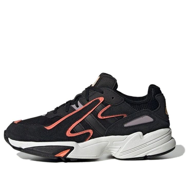 (GS) adidas Yung-96 Chasm J 'Black Semi Coral' EE7544