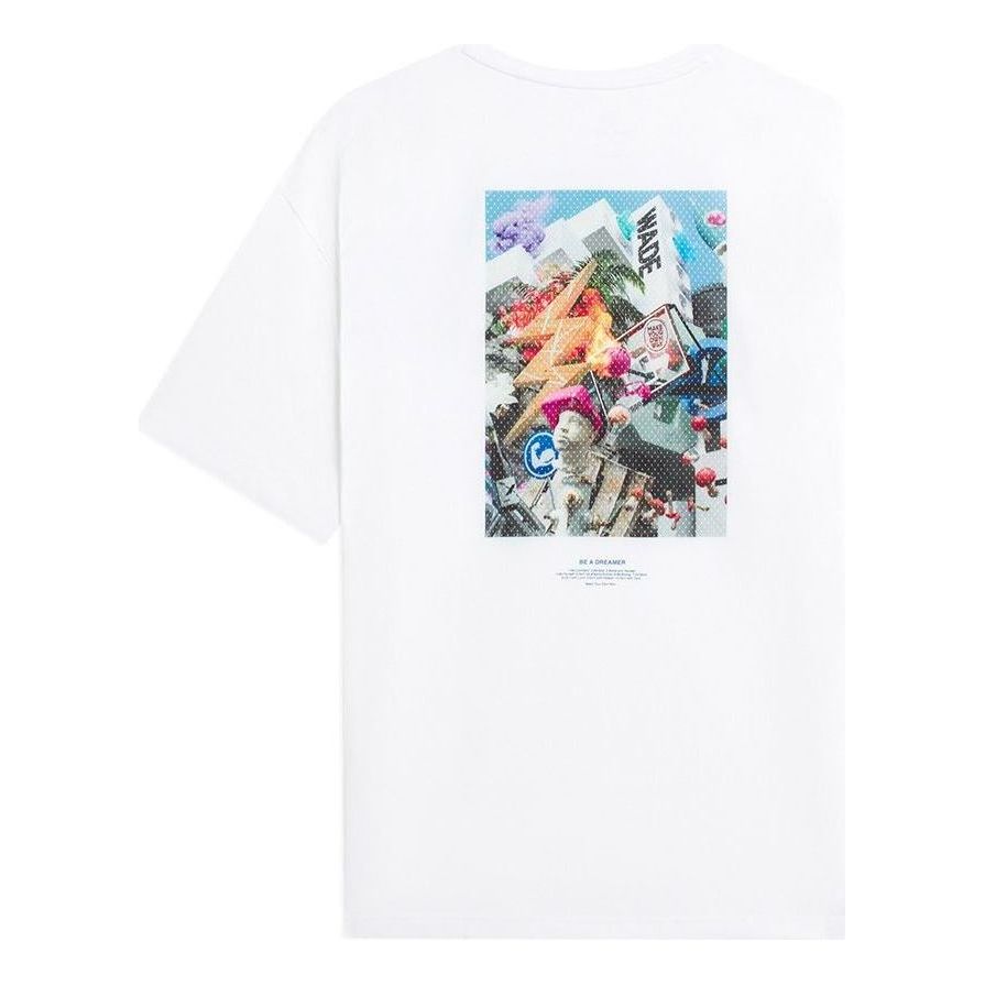 Li-Ning Way Of Wade Graphic T-shirt 'White' AHSSD41-3
