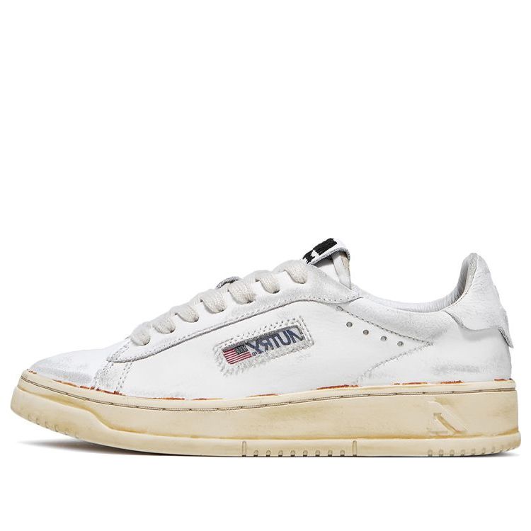 Autry Dallas Super Vintage Low Leather Sneakers 'White' DVLM-GF01