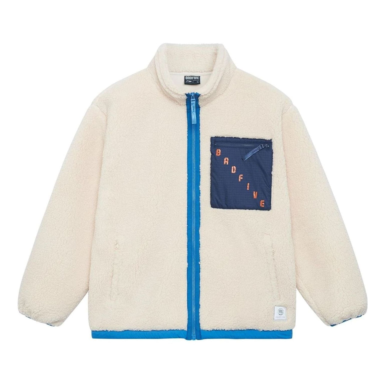 Li-Ning x BADFIVE Winter Warm Padded Jacket 'White Blue' AFDSA67-1