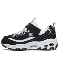 Skechers D'Lites Low-Top Running Shoes K White/Black 996212L-BKW