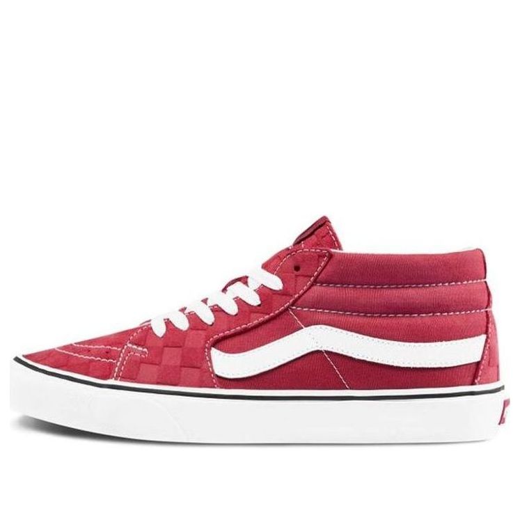 Vans Sk8-Mid Mid-Top skate shoes Unisex Red VN0A3WM3WJ2