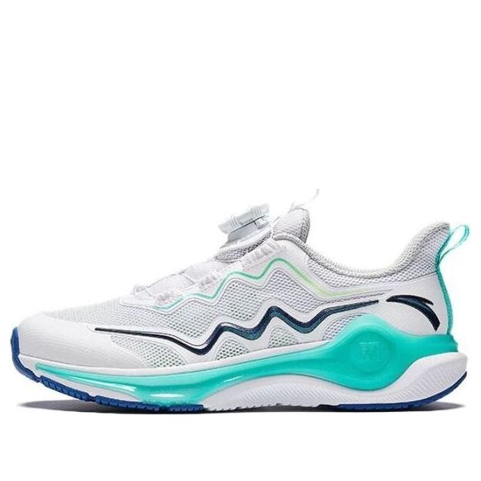 (GS) ANTA Running Series Sneakers 'White Teal' A312425511-3