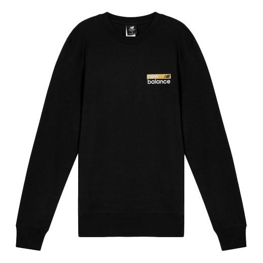 New Balance Men's New Balance Round Neck Casual Pullover Black MT03904-BM