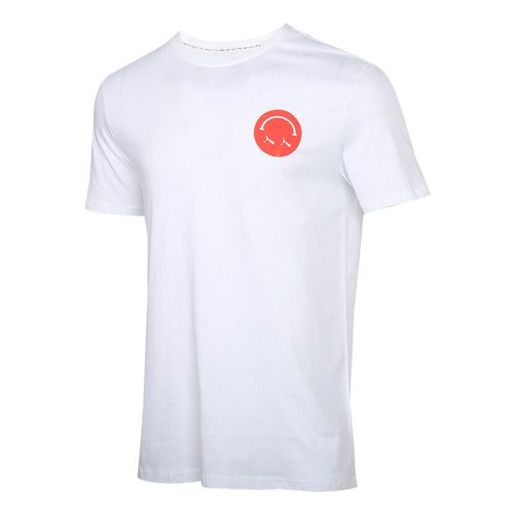 PUMA Sports Gym Round Neck Short Sleeve White 598627-02