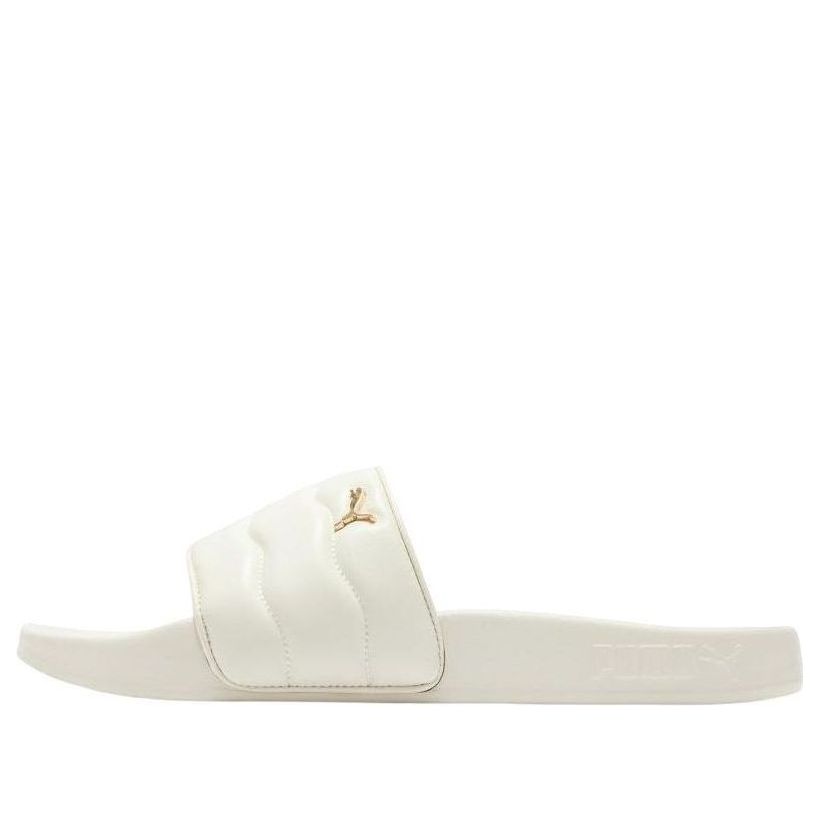 (WMNS) PUMA Lead Cat 2.0 Puffy 'Pristine Ivory Gold' 389557-02