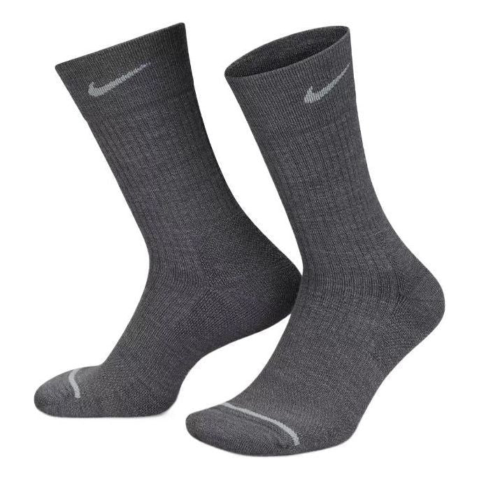 Nike Everyday Wool Cushioned Crew Socks (2 Pairs) 'Grey Beige' DQ6394-902