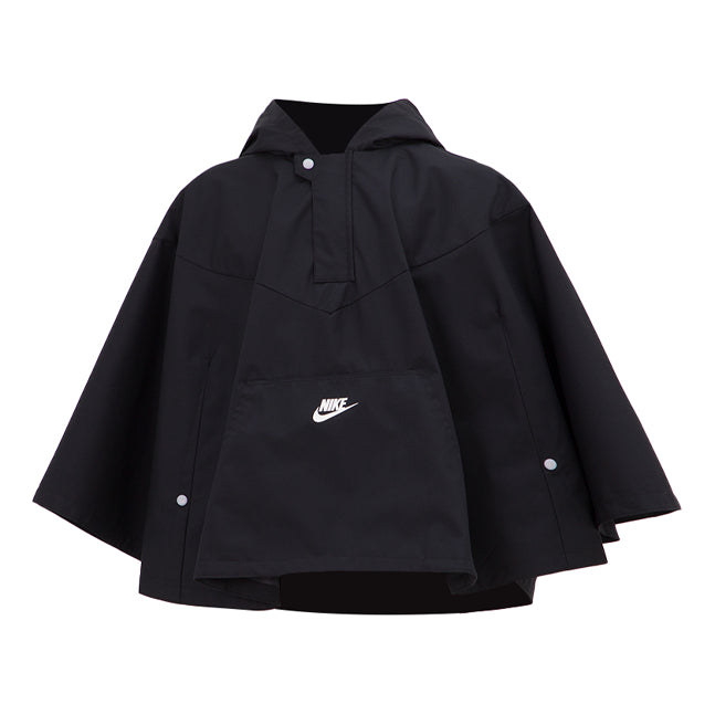 (GS) Nike Sportswear Kids Pack Loose waterproof Hooded Jacket Boy Girls Black DM8527-010