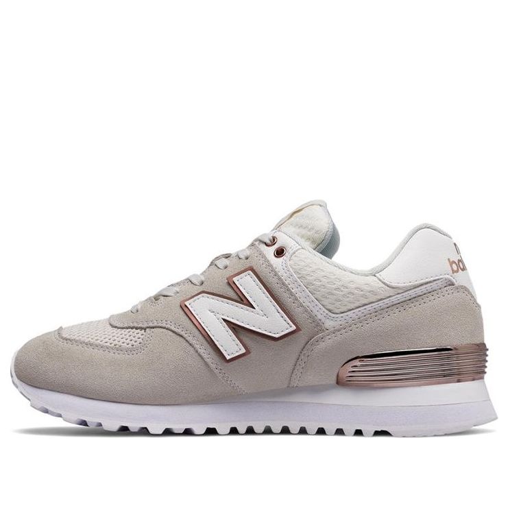 (WMNS) New Balance 574 Shoes 'Cream Grey' WL574FSA