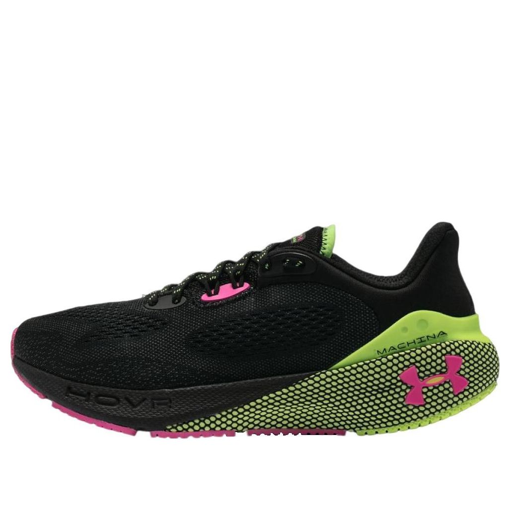 Under Armour HOVR Machina 3 'Black Lime Pink' 3025650-005