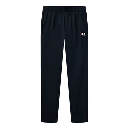 FILA Thin and light Breathable Straight Knit Sports Pants Blue F11M128604F-NV