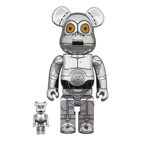 BE@RBRICK Star War TC-14 (TM) Silver Plating 100%+400% BETC-14