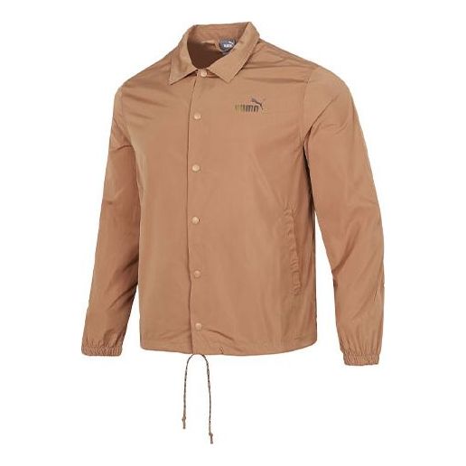 PUMA Unisex Skb Logo Printing Jacket Khaki 537012-63