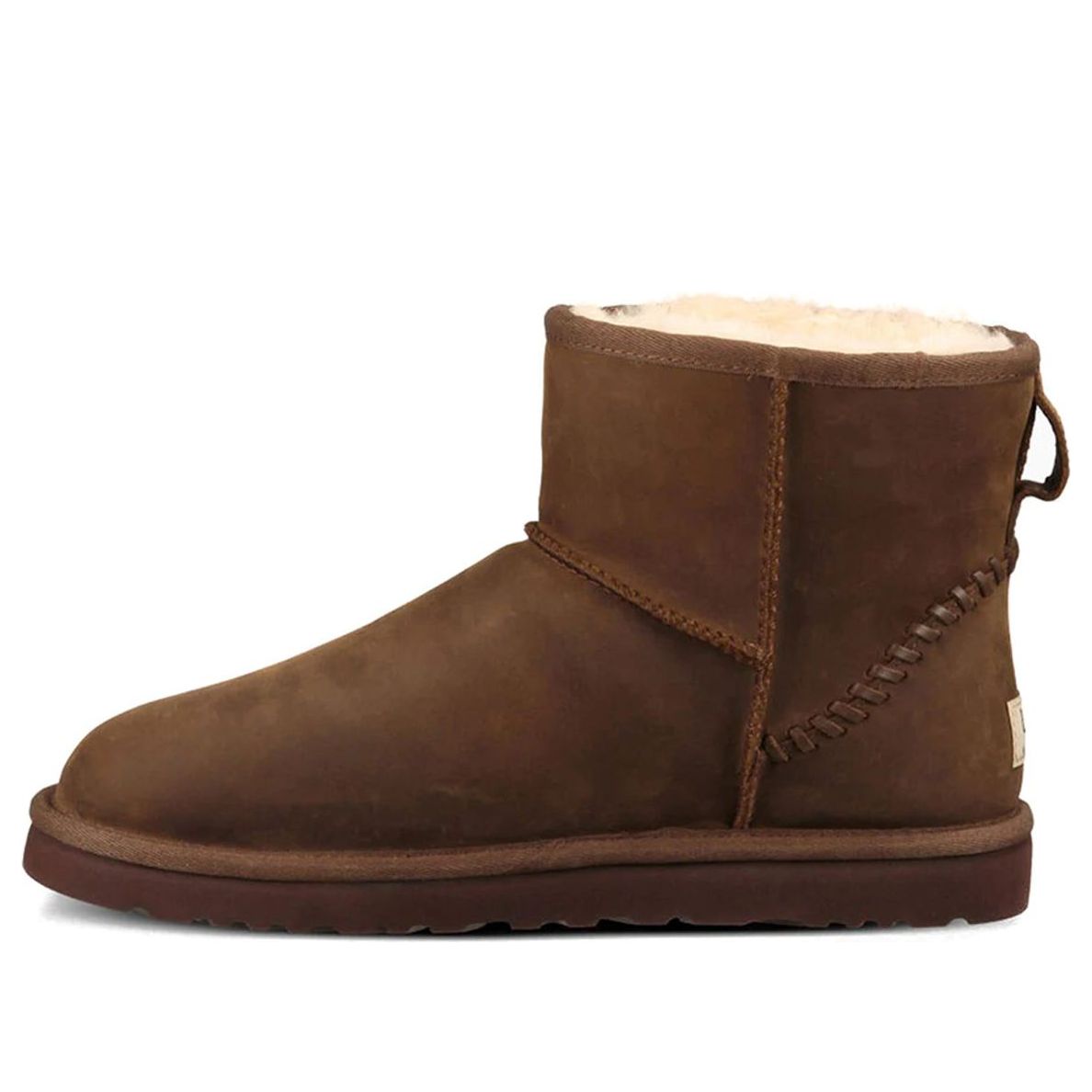 UGG Classic Mini Deco Mid Tops Fleece Lined Brown 1003945-CHE