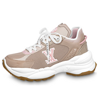 (WMNS) LOUIS VUITTON Run 55 Sneakers 'Tan Pink' 1ABVMW