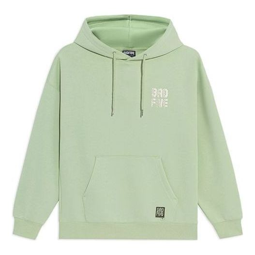 Li-Ning BADFIVE Limited Series Loose Pullover Hoodie 'Green' AWDS131-1