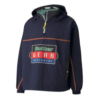 PUMA X Butter Goods Lightweight Pop Over Top Half Zip Hoodie 'Navy' 534055-84