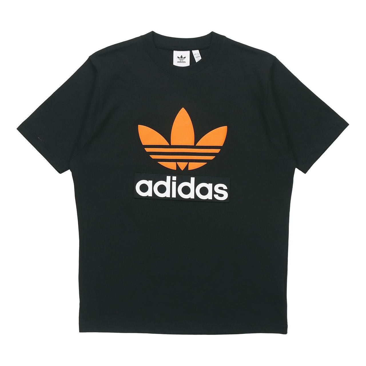 adidas originals Logo Round Neck Short Sleeve Tee For Men Black H09347