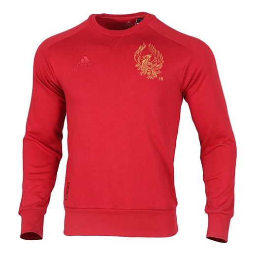 adidas Arsenal Soccer/Football Casual Sports Round Neck Pullover Red GH0030