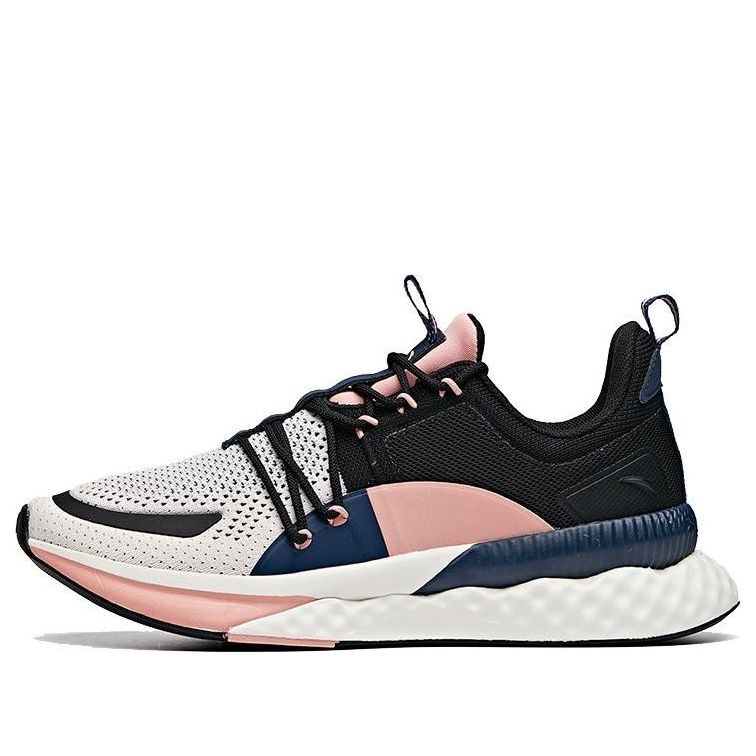 (WMNS) ANTA Low-Top Running Shoes 'White Black Pink' 12935550-3