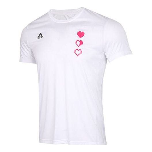 adidas 25/7 Running Sports Short-sleeve Men White 7 Tee FL6824