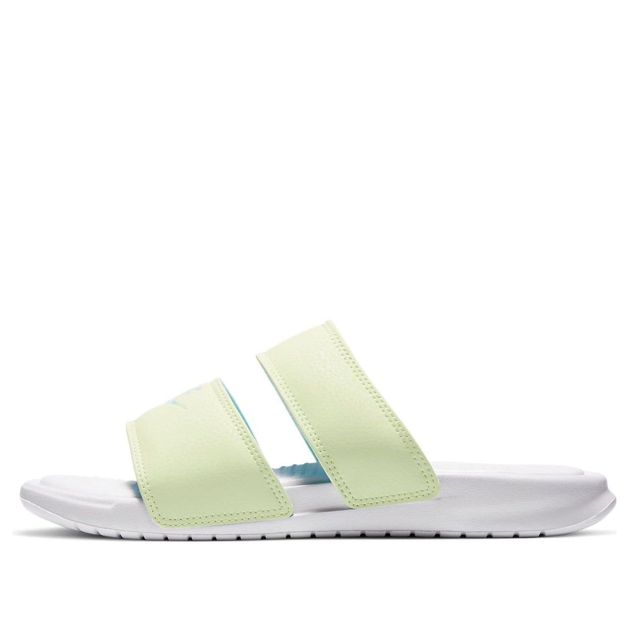 (WMNS) Nike Benassi Duo Ultra Slide White/Yellow 819717-111