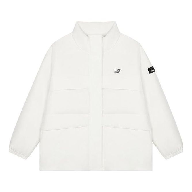 (WMNS) New Balance Winter Warm Coat 'White' AWJ33329-CIC