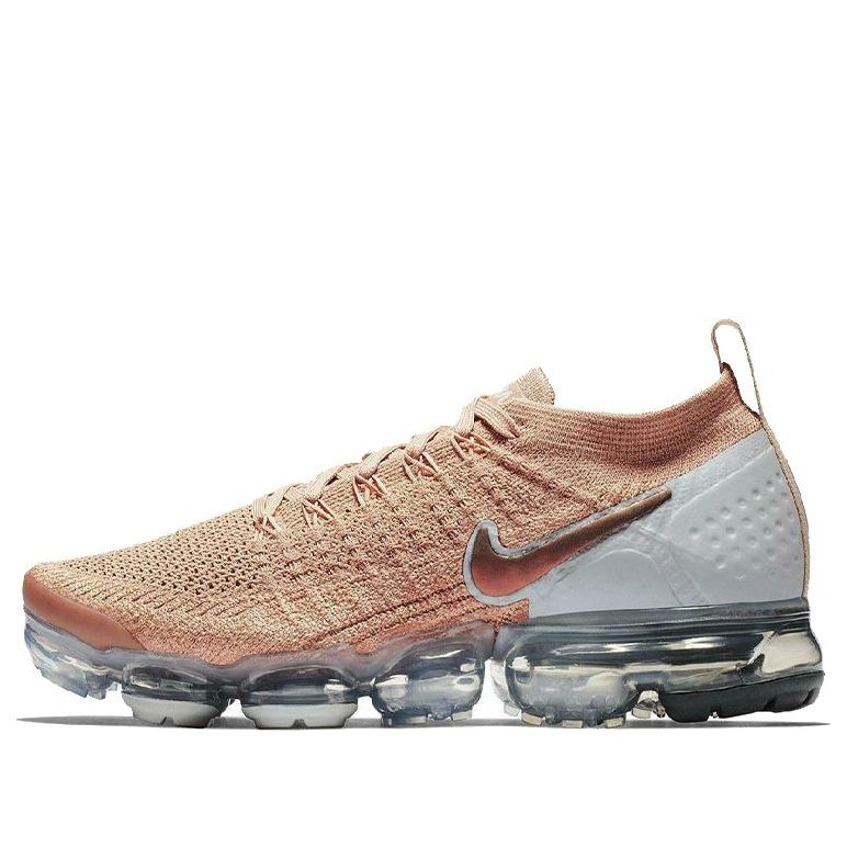 WMNS) Nike Air VaporMax Flyknit 2 'Rose Gold' 942843-602 • SneakerSouqq