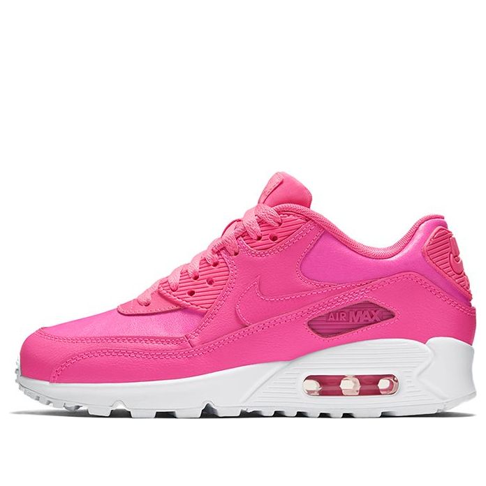 (GS) Nike Air Max 90 LTR Leather 'Pink Pow' 724852-600