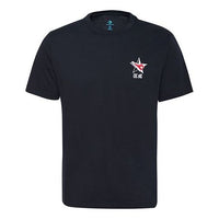 Men's Converse Pattern Sports Short Sleeve Black 10018488-A02