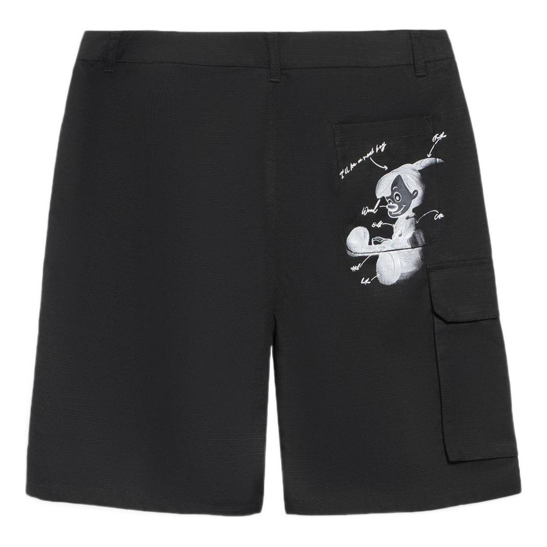 Li-Ning x Disney Graphic Print Shorts 'Black' AKSS431-2