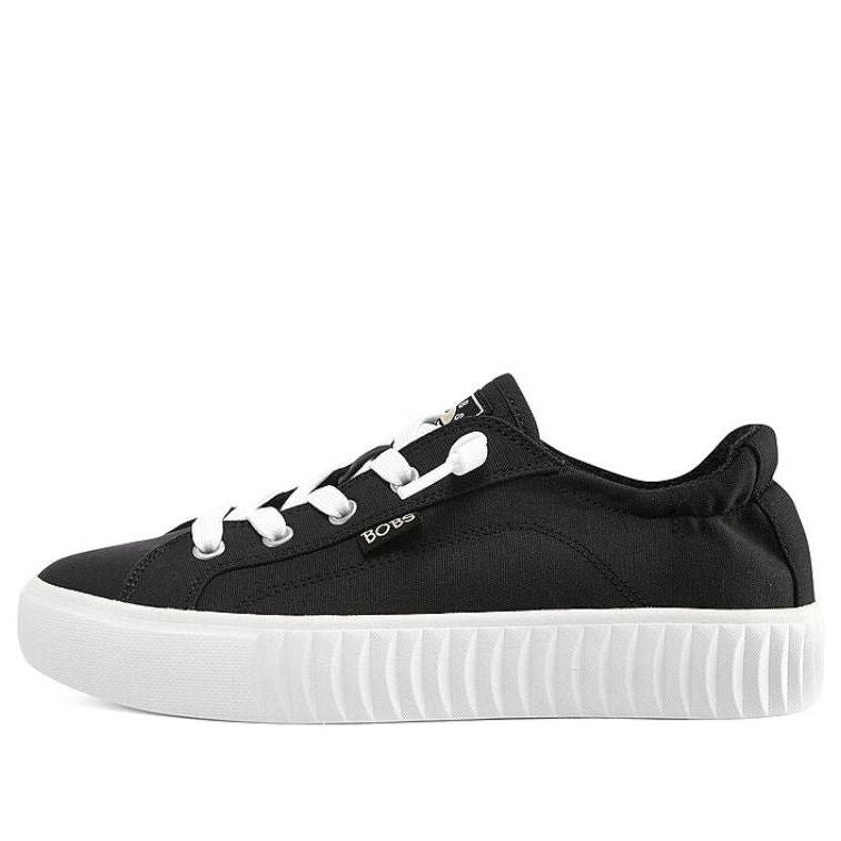 (WMNS) Skechers Royal Kiss 'Black White' 114390-BLK