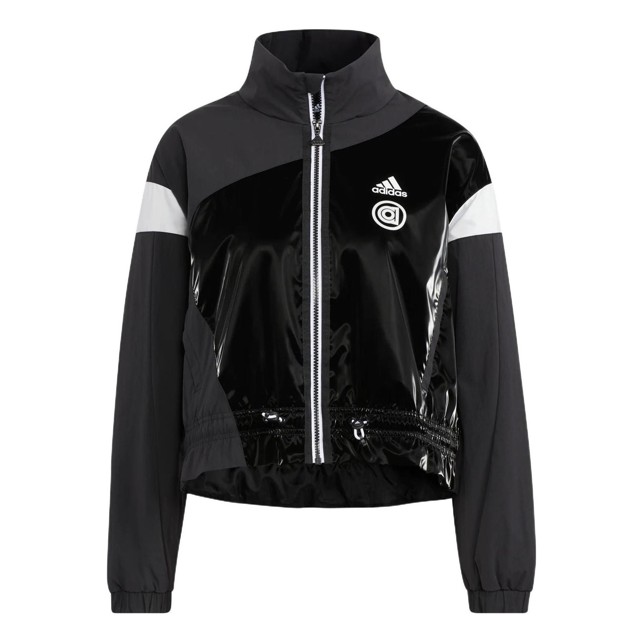 (WMNS) adidas UST Woven Jacket 'Black White' HR8155