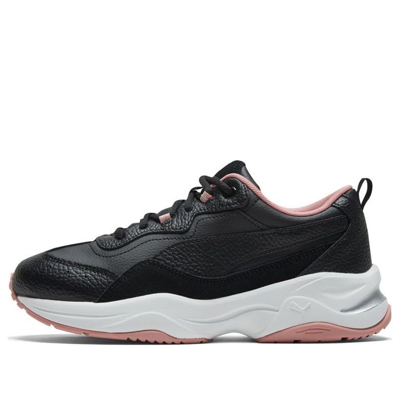 (WMNS) PUMA Cilia Lux 'Black Pink' 370282-01