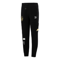 PUMA Mix Badge Knit Sweatpant 'Black' 537040-01