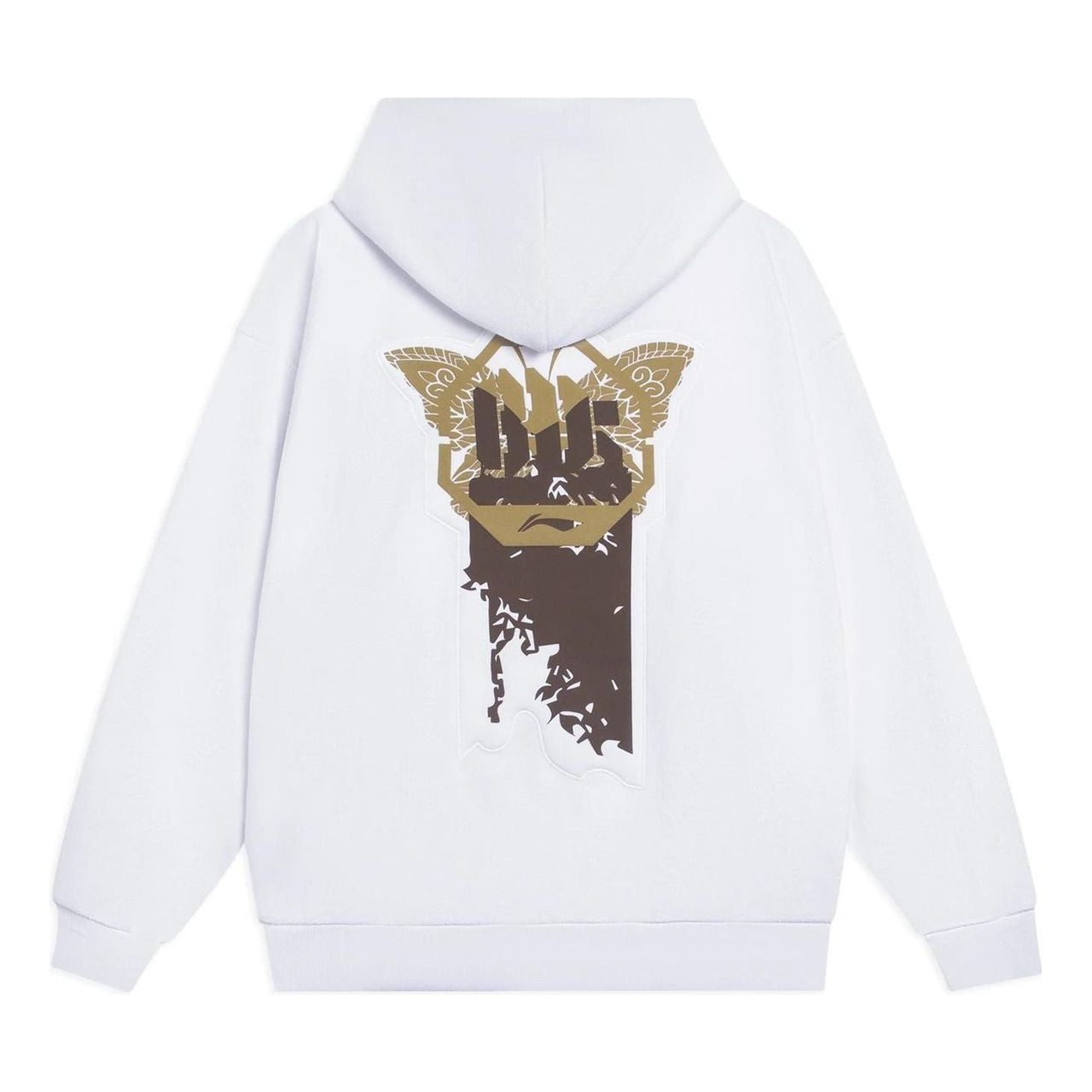 (WMNS) Li-Ning BadFive Butterfly Graphic Hoodie 'White' AWDSB94-1