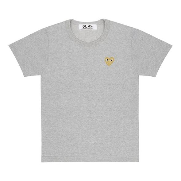 COMME des GARCONS PLAY Gold Heart T-Shirt 'Grey' AZ-T216-051-3