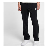 Nike Sportswear Breathable Knit Sports Long Pants Black 804422-010