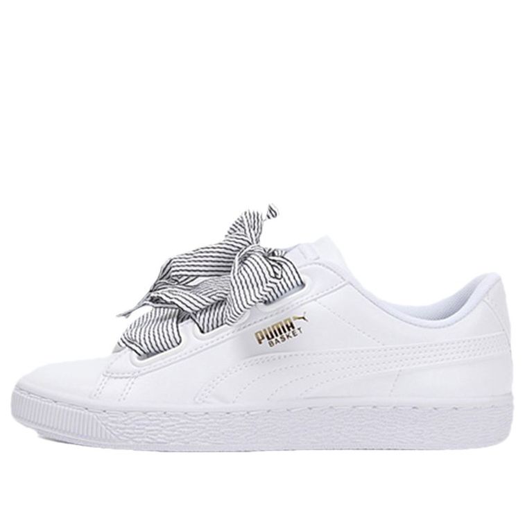 (WMNS) PUMA Basket Heart 'PUMA White' 365198-03